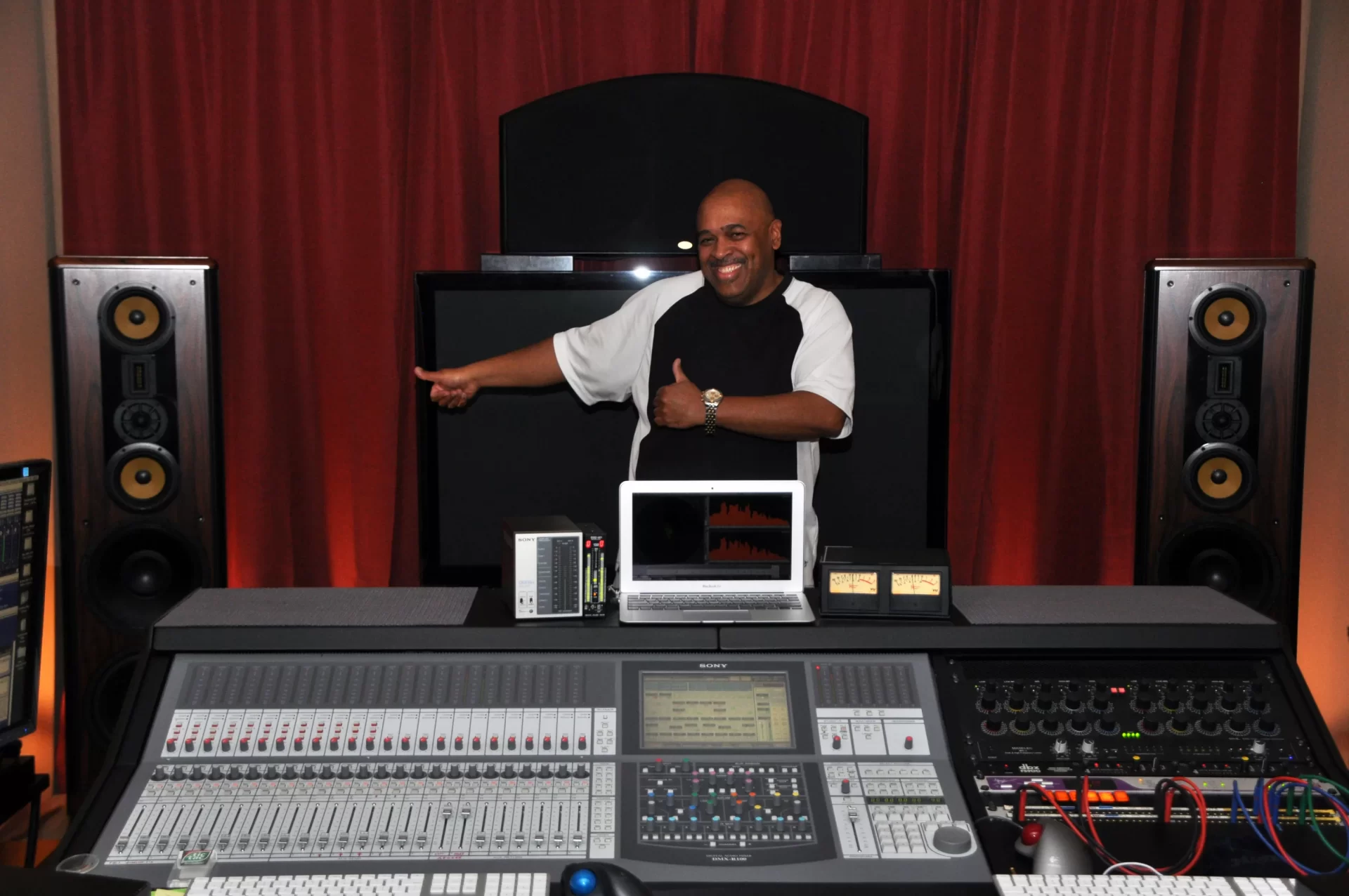 Herb Power Jr. Masters Grammy winning records on Legacy Focus SE speakers.