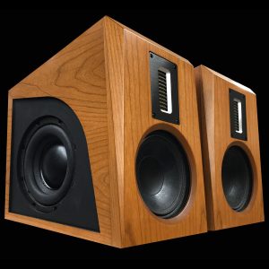 Three speakers with internal power, the Caibre XD is a high resolution studio and audiophile speaker