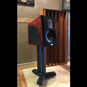 Legacy Audio Calibre XD self-powered speaker in the studio.