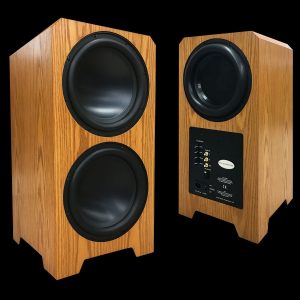 Legacy Audio Foundation subwoofer for Home Theater Systems - Medium Oak
