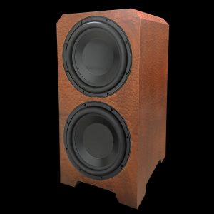 Legacy Audio Foundation subwoofer for Home Theater Systems - Natural Sapele