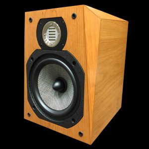 Legacy Audio Studio HD bookself or recording studio speakers. Ideal for near-field or surround and ATMOS studio installations. Cherry