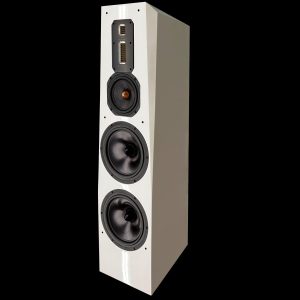 Legacy Audio Signature XD Self Powered Integrated Amplifier Tower Floor Standing Speaker in White Pearl