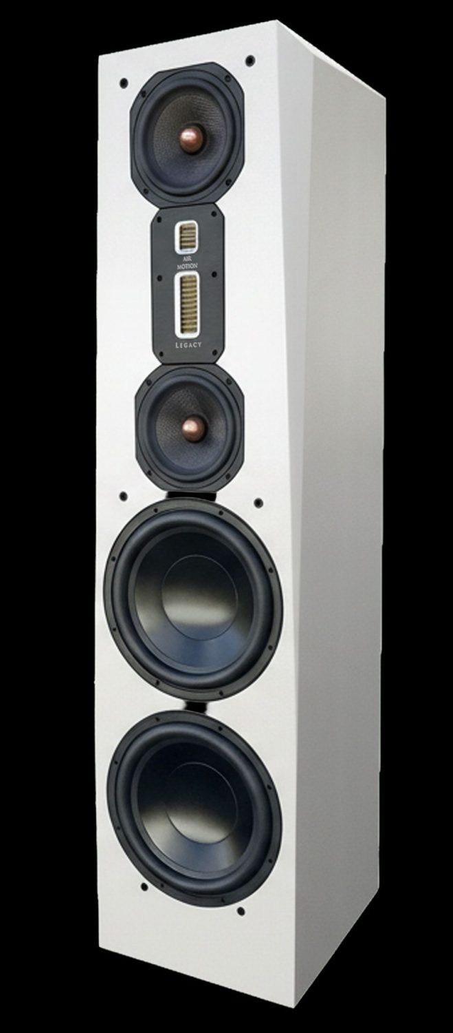 Focus tower Speaker in White Pearl