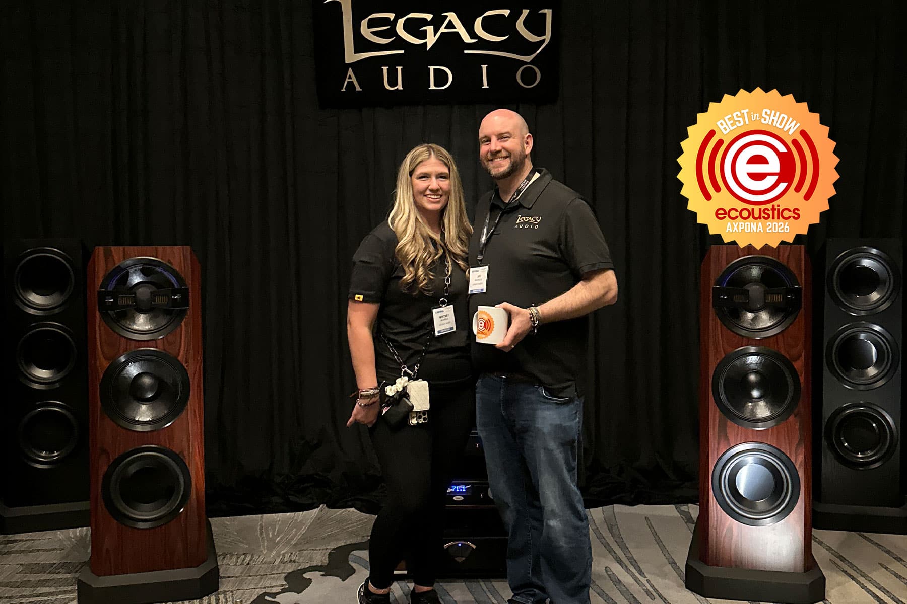 eCoustics Best in Show award for Axpona 2026 for Talos