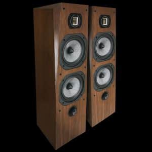 Expression compact floor standing tower pair of speakers